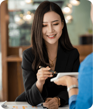 Woman drinking coffee
