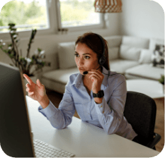 Woman drinking coffee