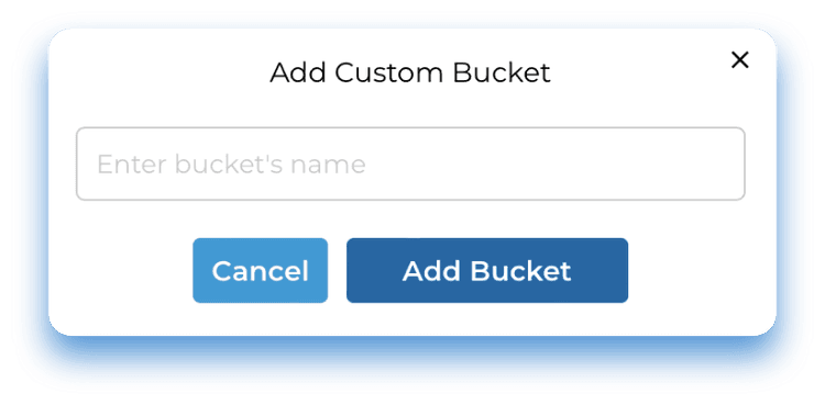 Sort applicaants into custom buckets